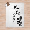 Spencer Barbosa Merch Im So Grateful For You Throw Blanket Official Spencer Barbosa Merch