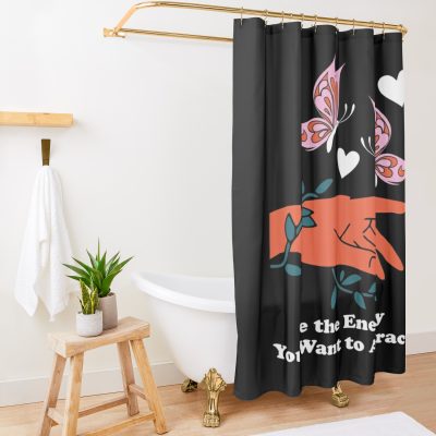 Spencer Barbosa Merch Be The Energy You Want To Attract Shower Curtain Official Spencer Barbosa Merch